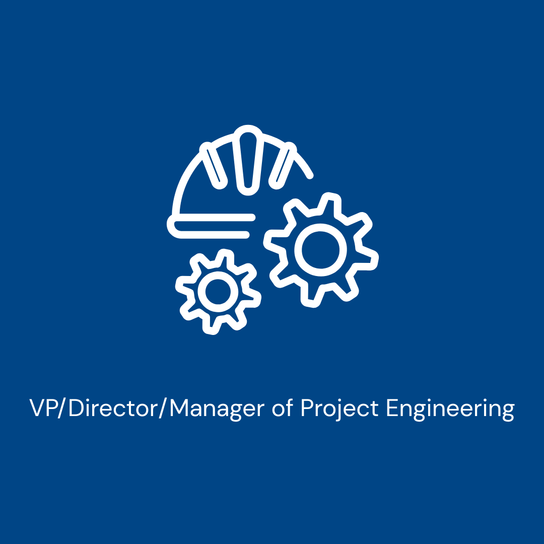 VP/Director/Manager of Project Engineering